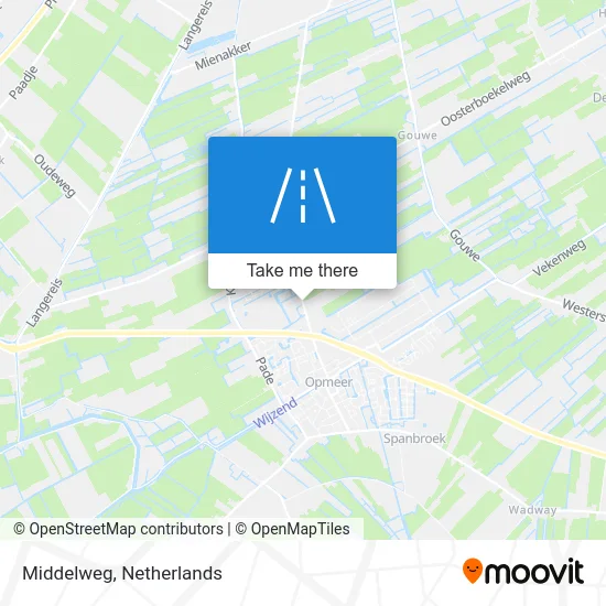 Middelweg map