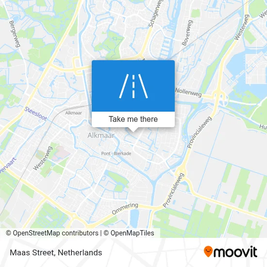 Maasstraat map