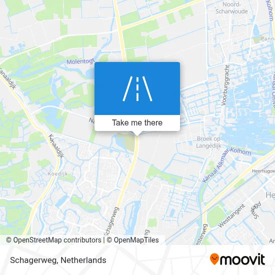 Schagerweg map