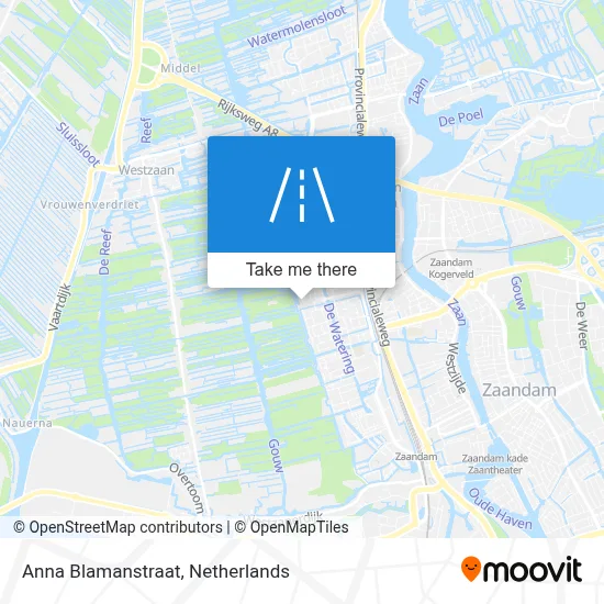 Anna Blamanstraat map
