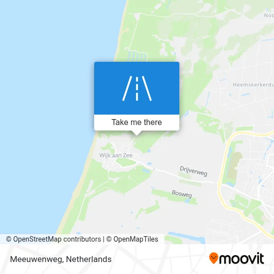 Meeuwenweg map