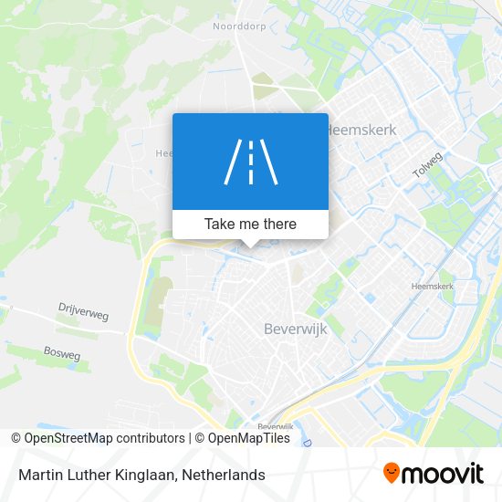 Martin Luther Kinglaan map