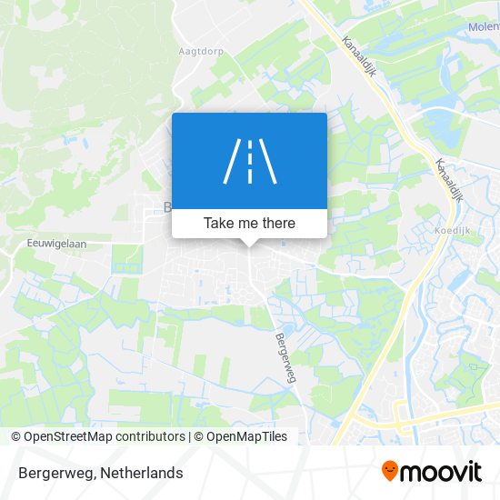 Bergerweg map