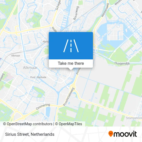 Siriusstraat map