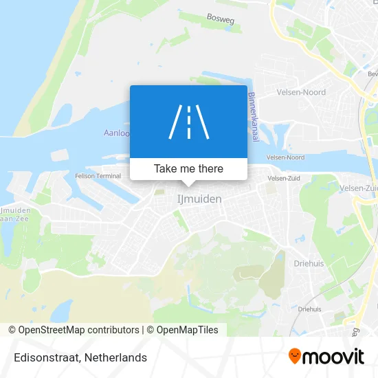 Edisonstraat map