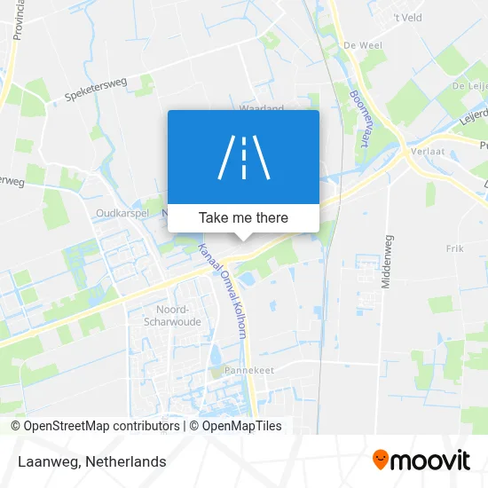 Laanweg map
