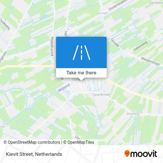 Kievitstraat map