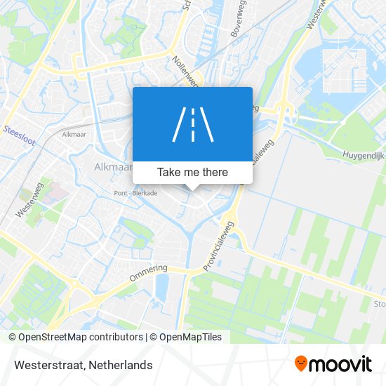 Westerstraat map