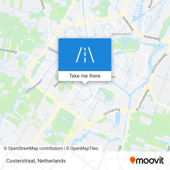 Costerstraat map