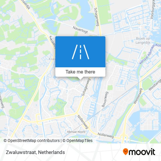 Zwaluwstraat map