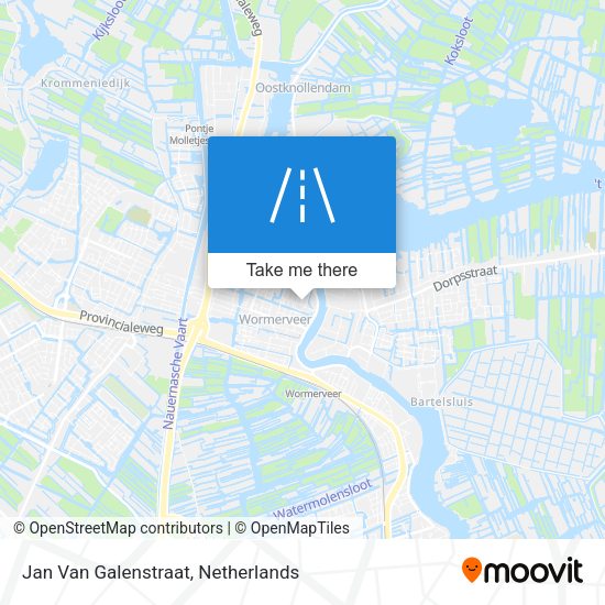 Jan Van Galenstraat map
