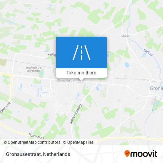 Gronausestraat map