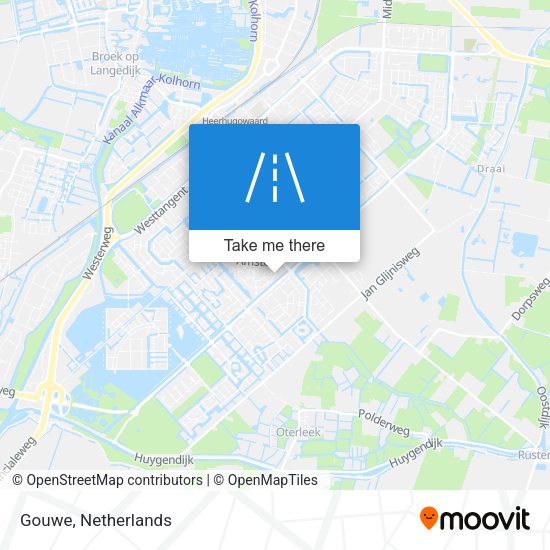 Gouwe map