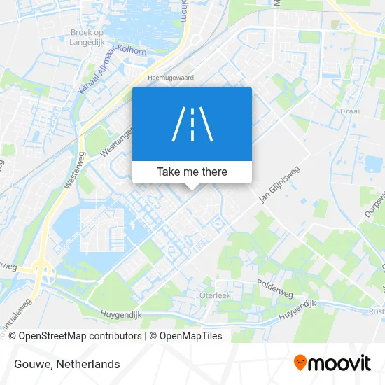 Gouwe map