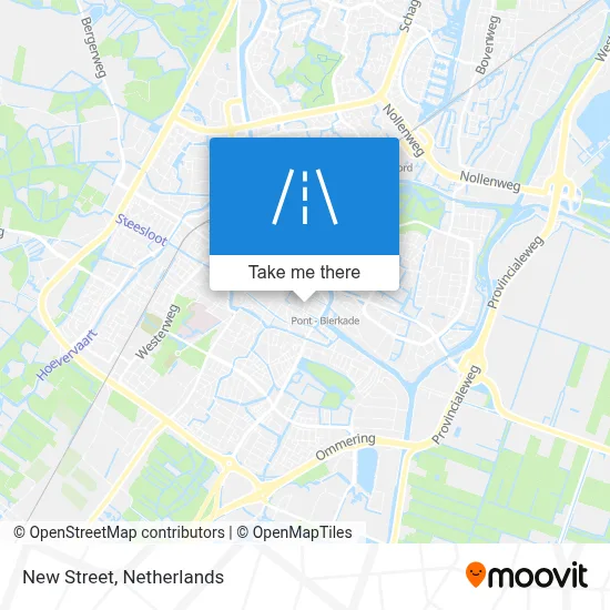 Nieuwstraat map