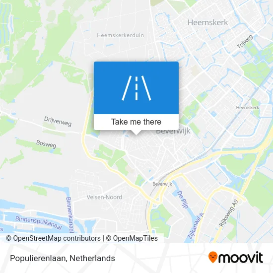 Populierenlaan map