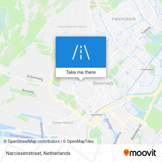 Narcissenstraat map