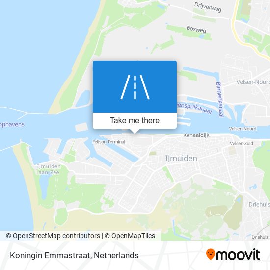 Koningin Emmastraat map