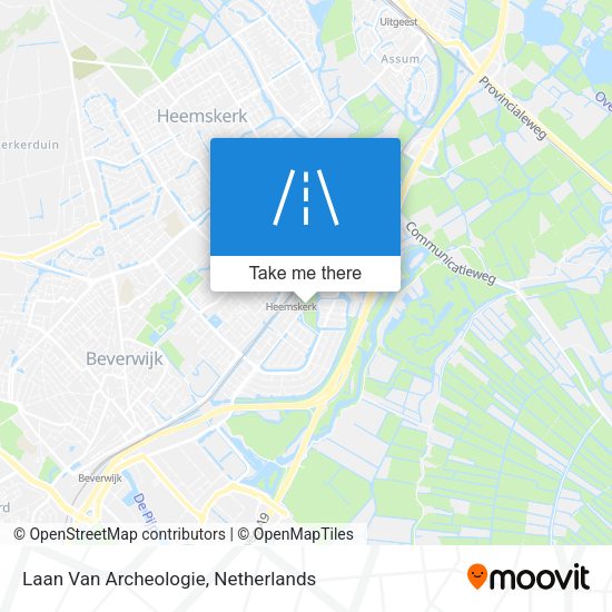 Laan Van Archeologie map