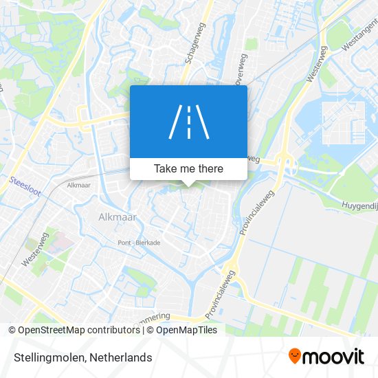 Stellingmolen map