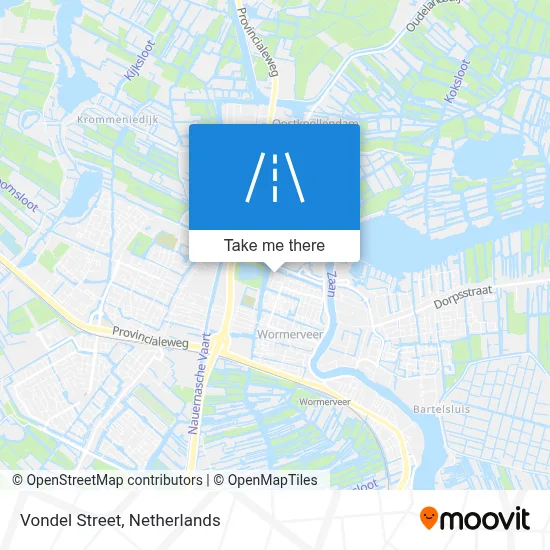 Vondelstraat map