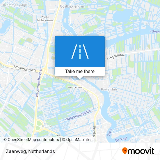 Zaanweg map