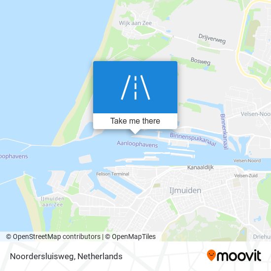 Noordersluisweg map