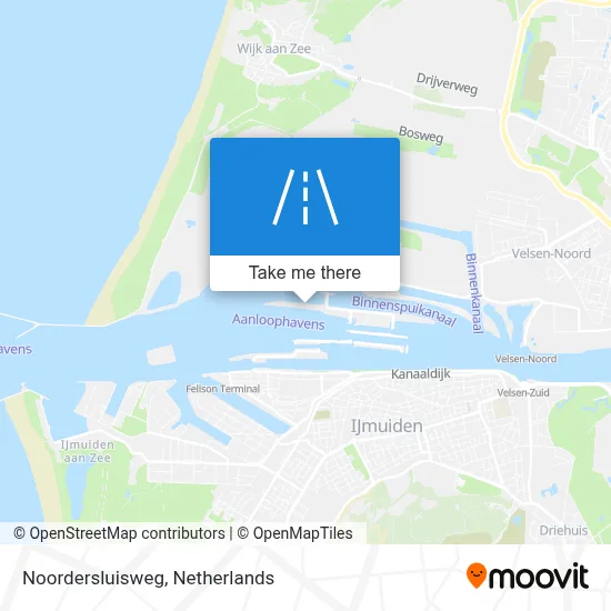 Noordersluisweg map