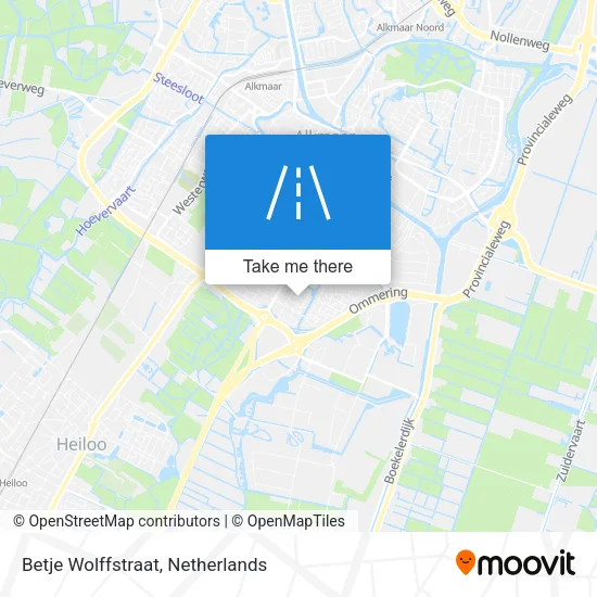 Betje Wolffstraat Karte