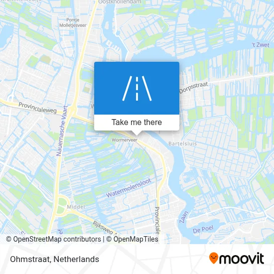 Ohmstraat map