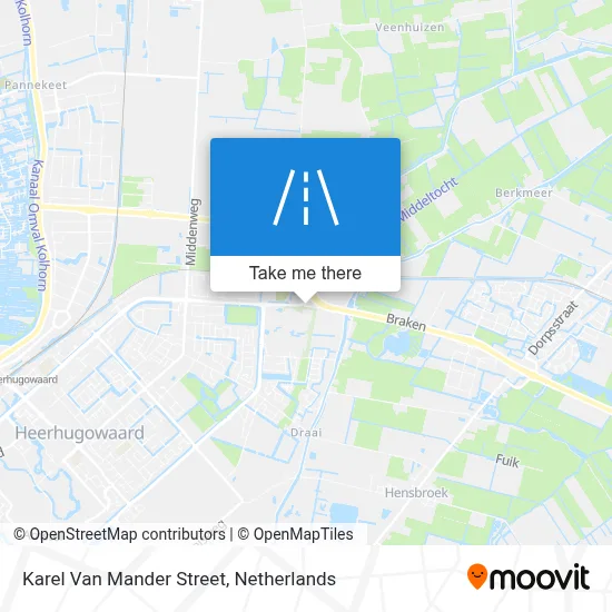 Karel Van Manderstraat map
