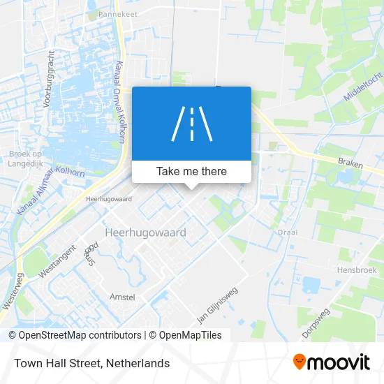 Raadhuisstraat map