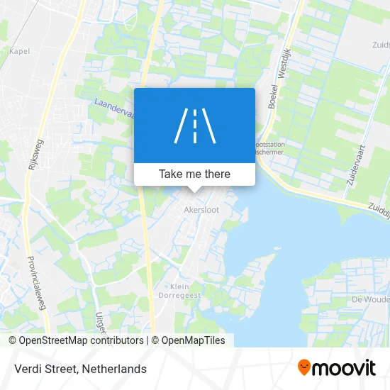 Verdistraat map
