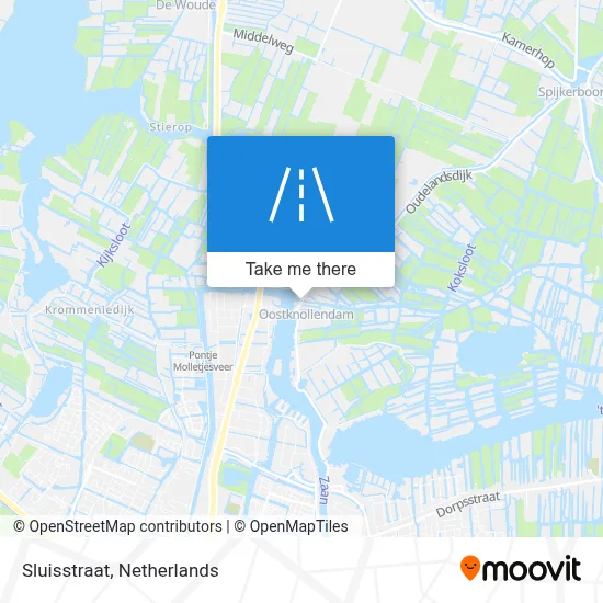 Sluisstraat map