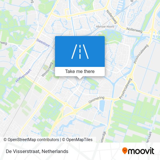 De Visserstraat map