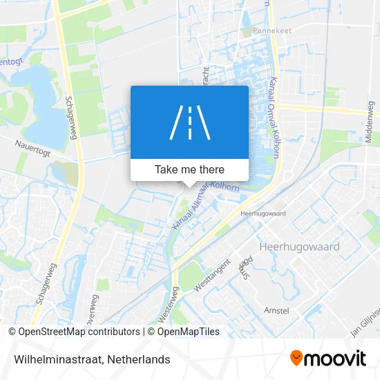 Wilhelminastraat map