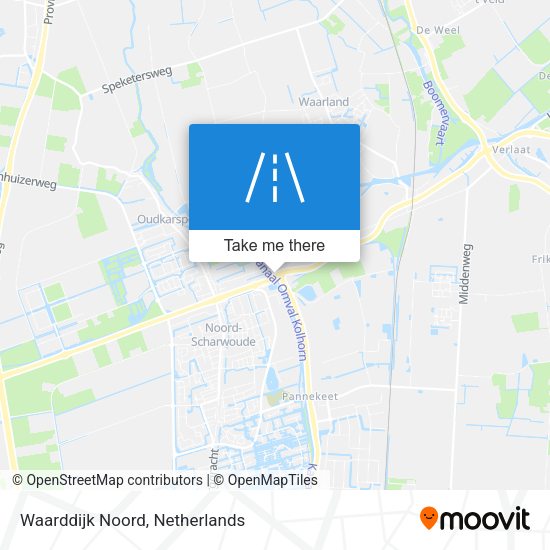 Waarddijk Noord map