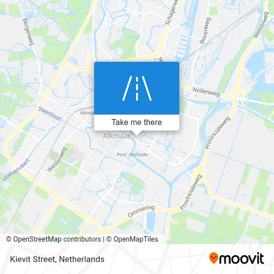 Kievitstraat map