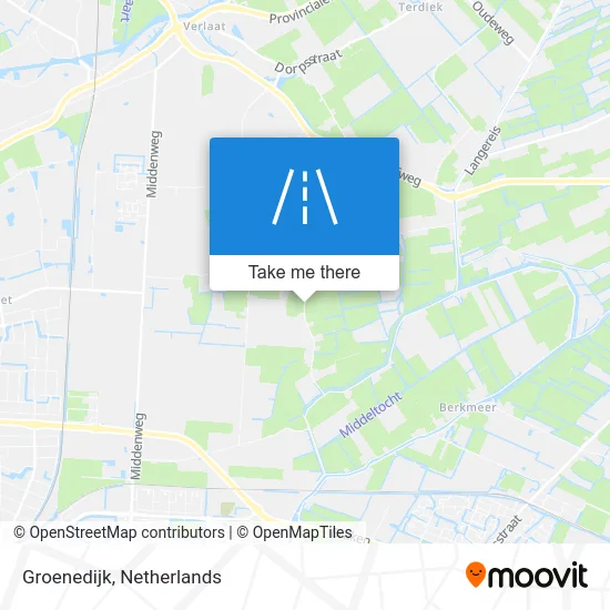 Groenedijk map