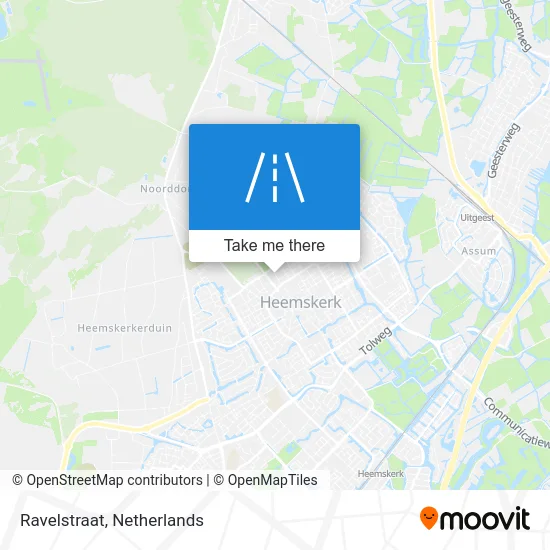 Ravelstraat map