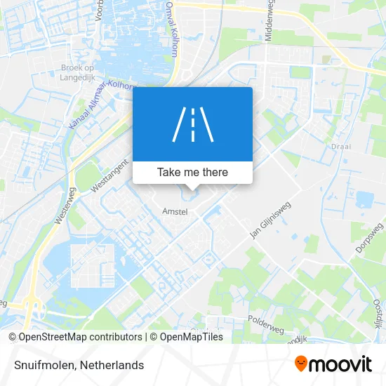 Snuifmolen map