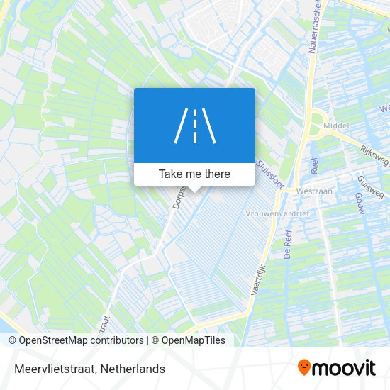 Meervlietstraat map