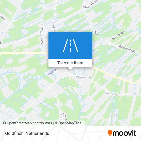 Goudvink map