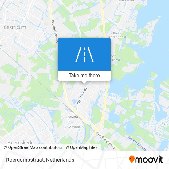 Roerdompstraat Karte