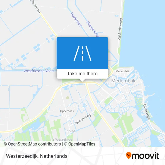 Westerzeedijk map