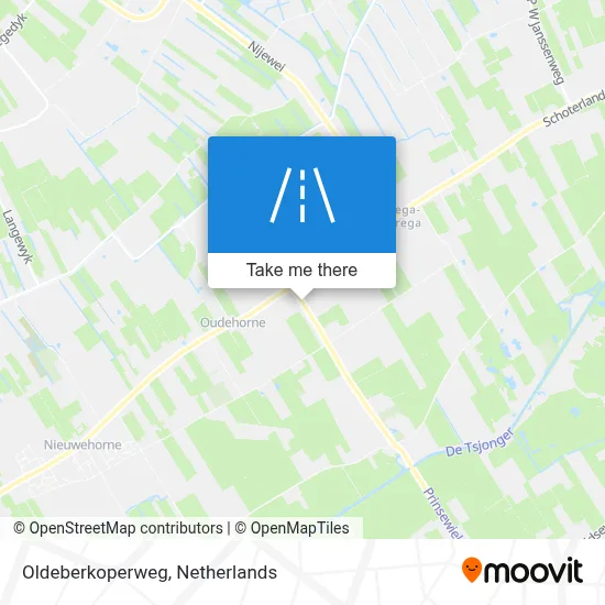 Oldeberkoperweg map