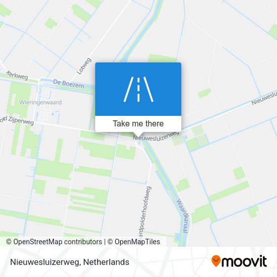 Nieuwesluizerweg map