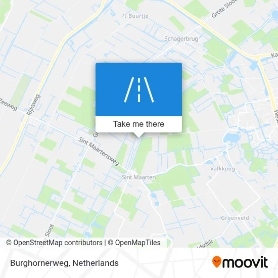 Burghornerweg map