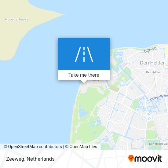 Zeeweg map