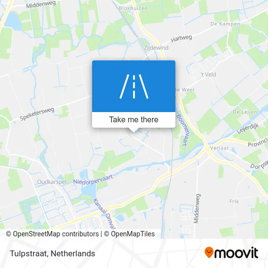 Tulpstraat map